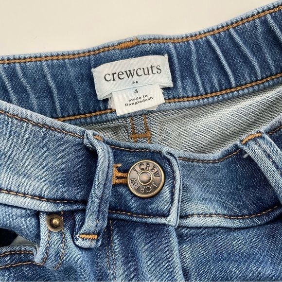 Crewcuts Girls Anywhere Jeans LOT OF 2 in Dark Wash and Light Wash Size 4 - Picture 11 of 14